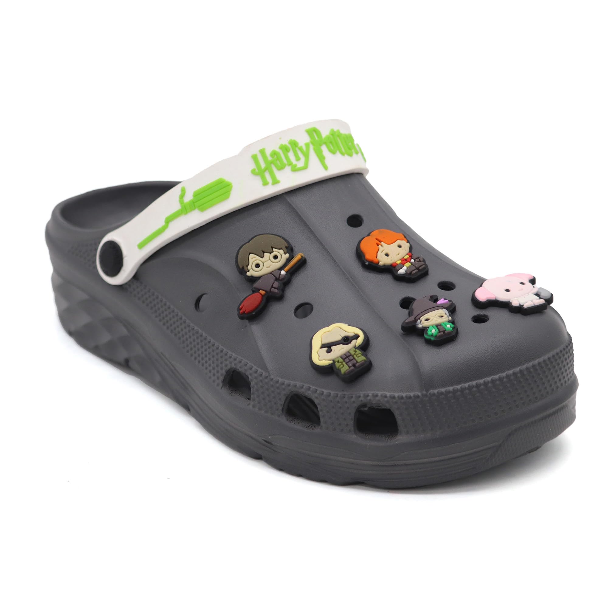SVAAR x Harry Potter Men's Magical Clogs with Authentic Harry Potter Charms and Adjustable Back Strap