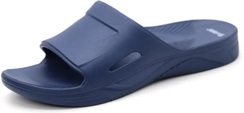 SVAAR EveryWear Sliders for Men || Comfortable Indoor Outdoor Slider Slip-on Slippers for Men and Boys- Beige