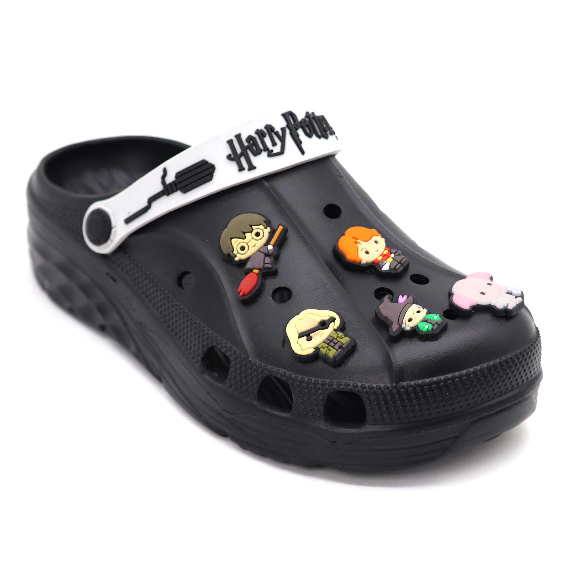 SVAAR x Harry Potter Men's Magical Clogs with Authentic Harry Potter Charms and Adjustable Back Strap