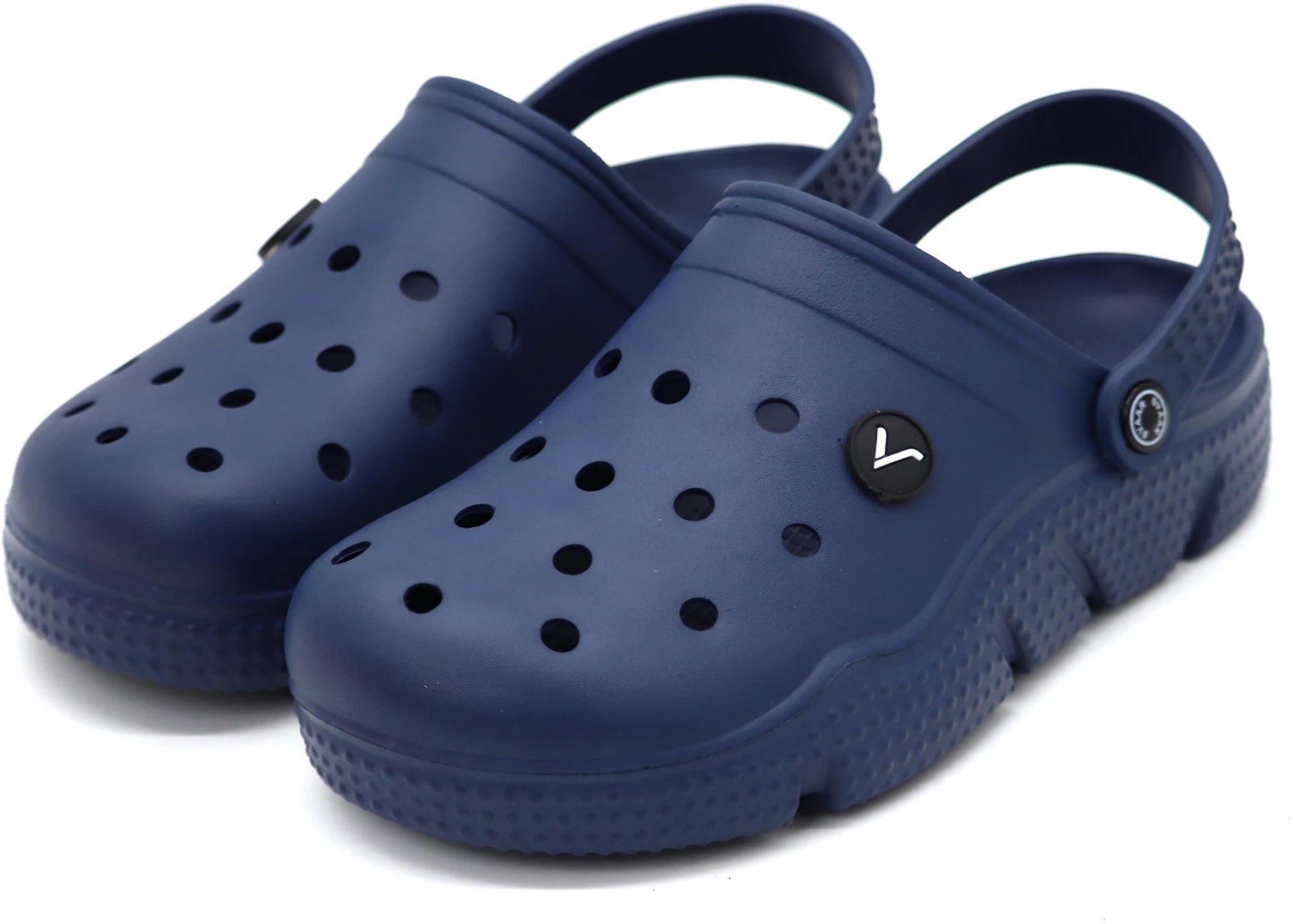 SVAAR Men's Super Comfortable Clogs || Sandals with Adjustable Back Strap for Men-Navy