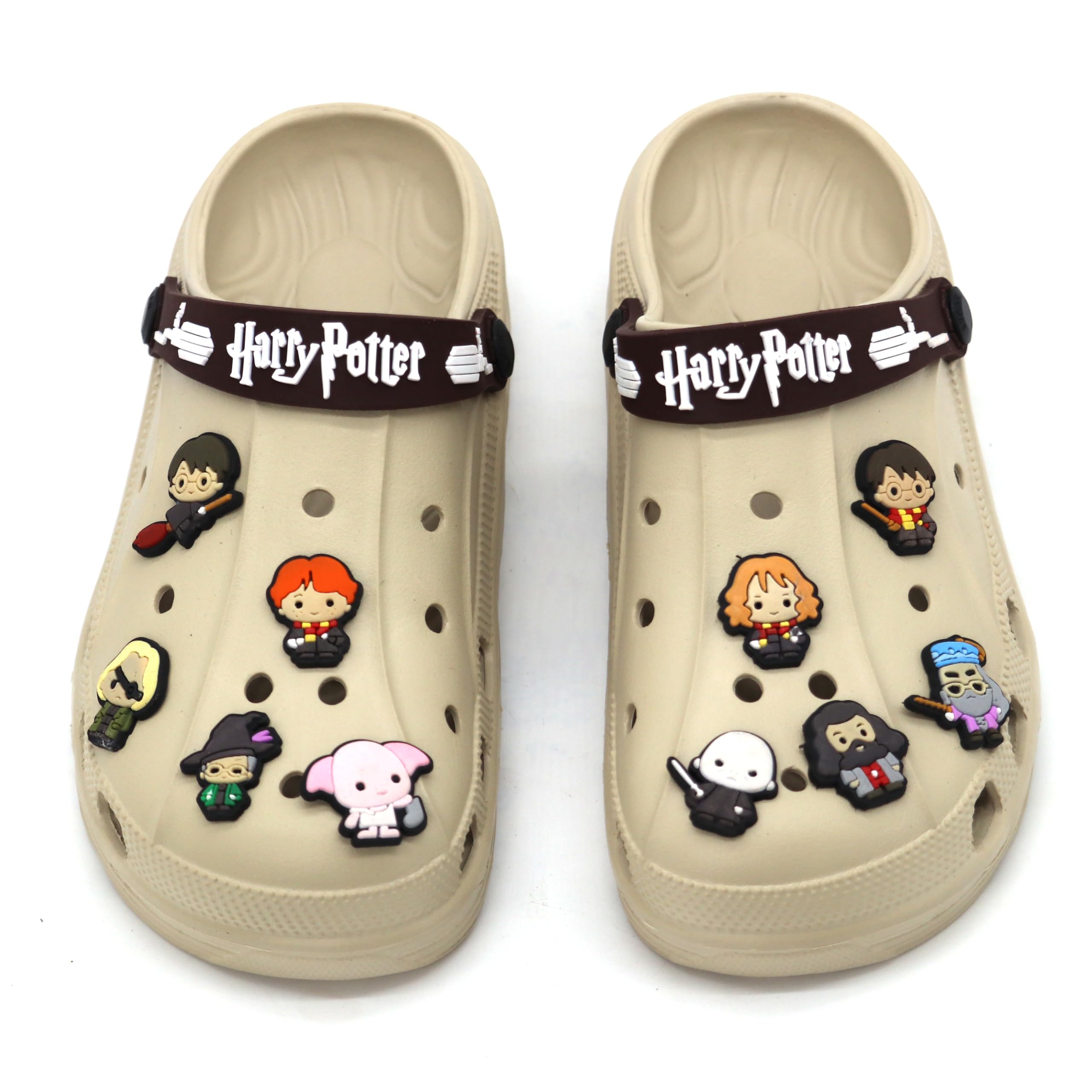 SVAAR x Harry Potter Men's Magical Clogs with Authentic Harry Potter Charms and Adjustable Back Strap
