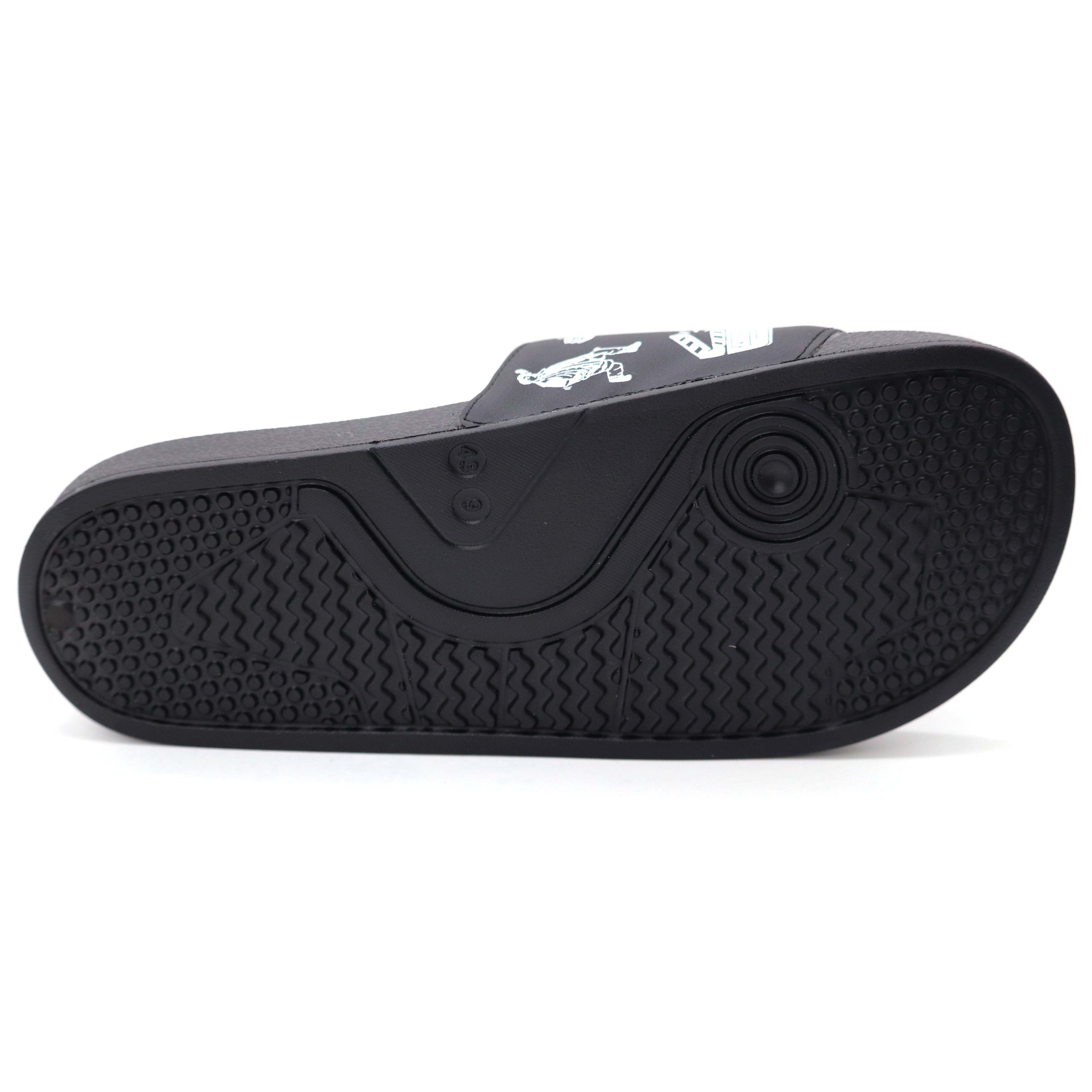 Svaar x Friends Men’s Slides – Cushioned, Anti-Slip, Lightweight Slippers – Black
