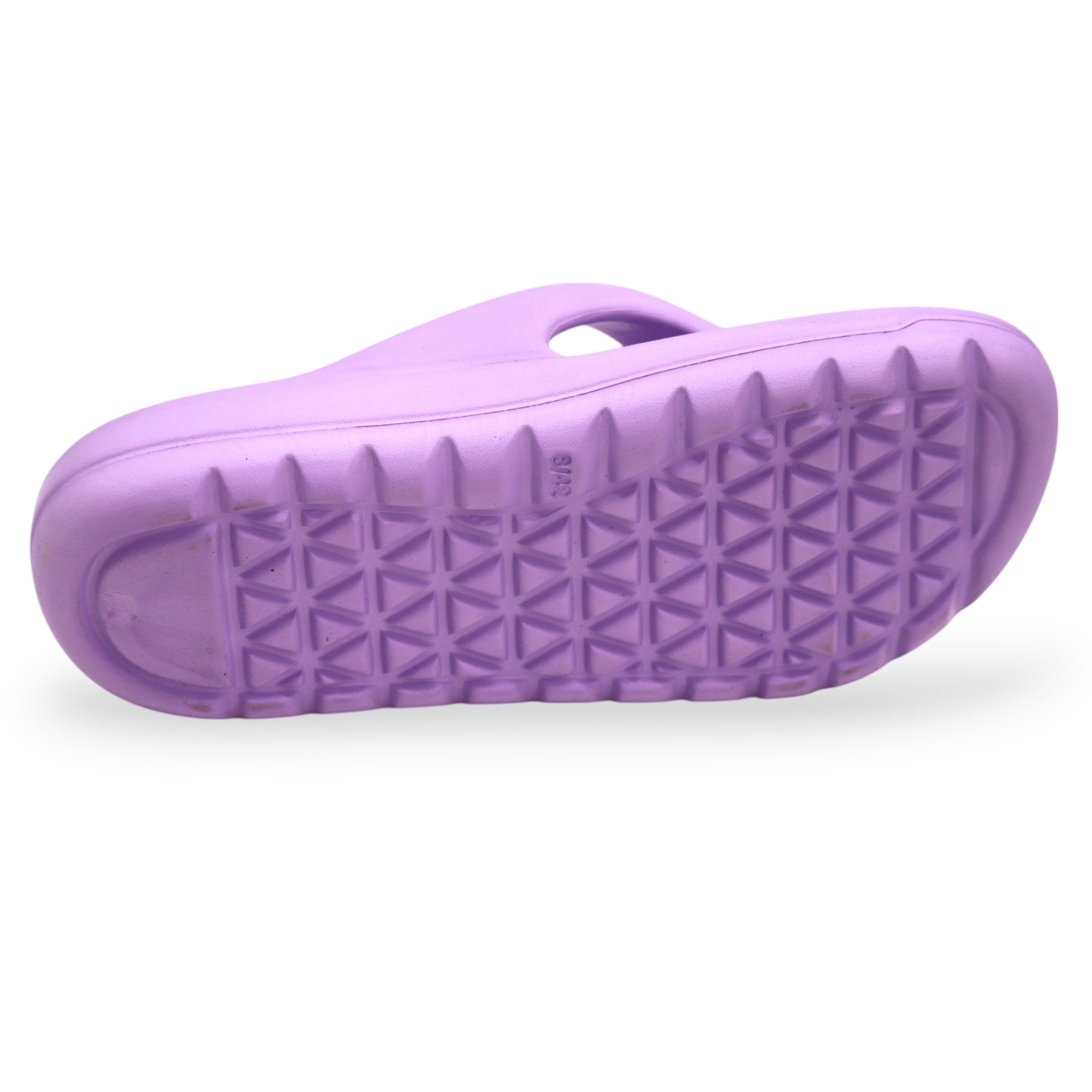 SVAAR Soft EVA Slippers for Men | Stylish Anti-Skid Flip-Flops with Arch Support & Bouncy Sole | Lightweight Indoor Outdoor Comfort-Purple