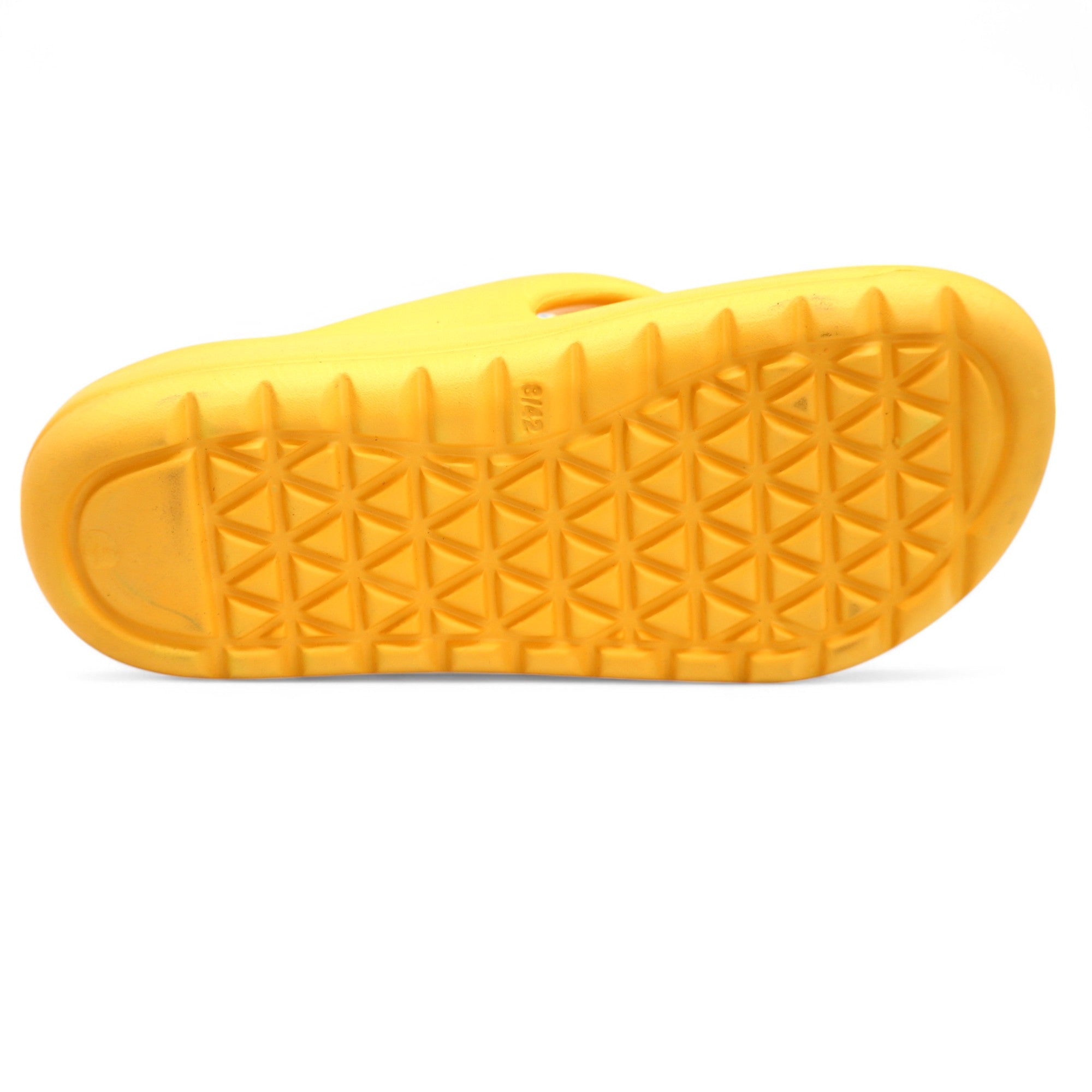 SVAAR Soft EVA Slippers for Men | Stylish Anti-Skid Flip-Flops with Arch Support & Bouncy Sole | Lightweight Indoor Outdoor Comfort-Yellow