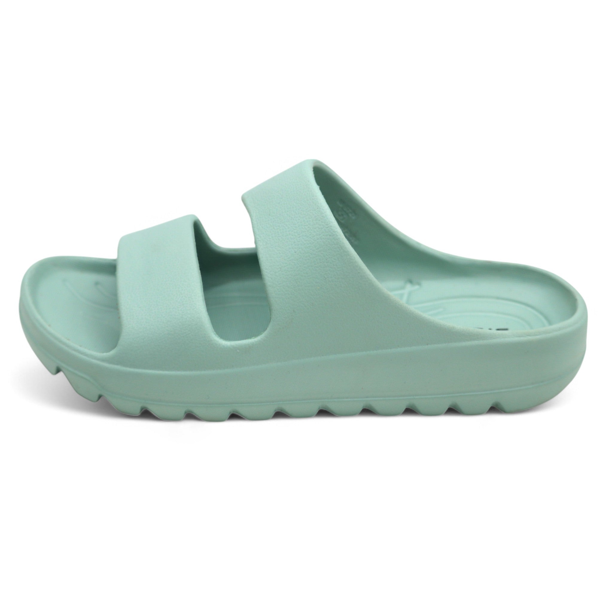 SVAAR Soft EVA Double Strap Slippers for Men | Stylish Anti-Skid Slides with Arch Support & Bouncy Sole | Lightweight Indoor Outdoor Comfort-Melon Green