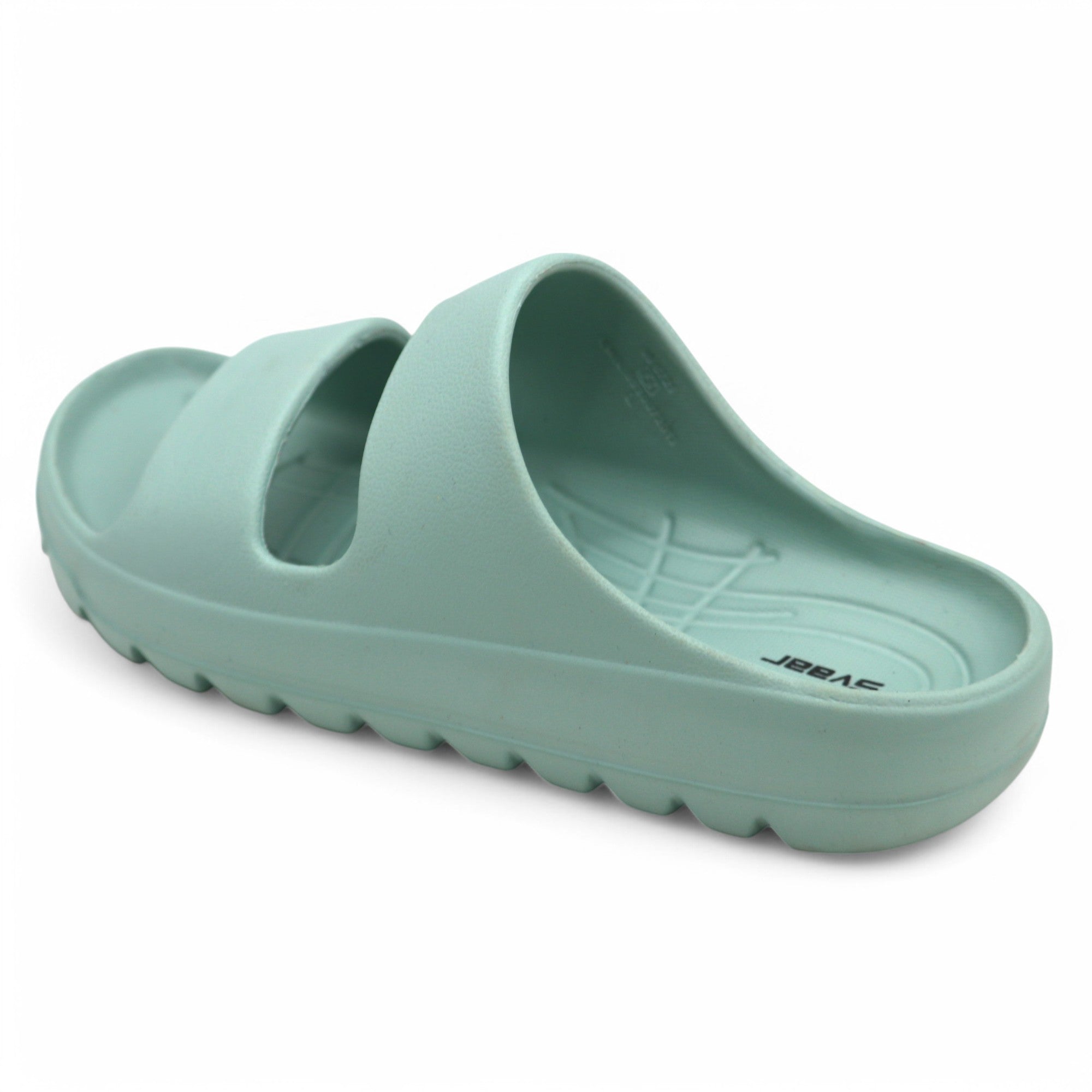 SVAAR Soft EVA Double Strap Slippers for Men | Stylish Anti-Skid Slides with Arch Support & Bouncy Sole | Lightweight Indoor Outdoor Comfort-Melon Green