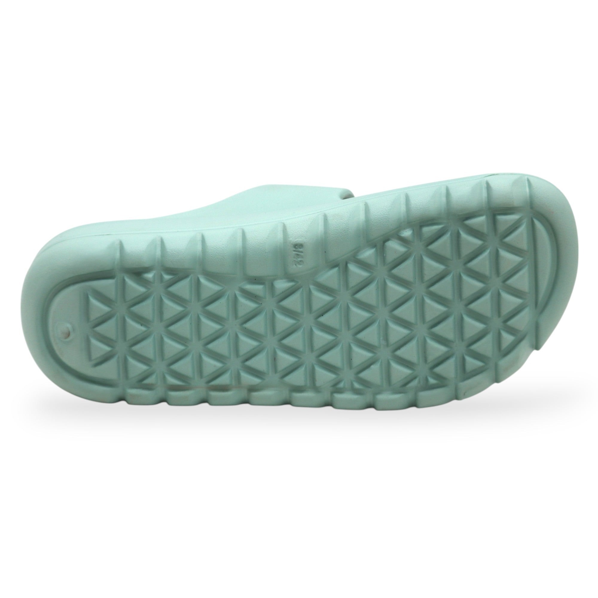 SVAAR Soft EVA Double Strap Slippers for Men | Stylish Anti-Skid Slides with Arch Support & Bouncy Sole | Lightweight Indoor Outdoor Comfort-Melon Green