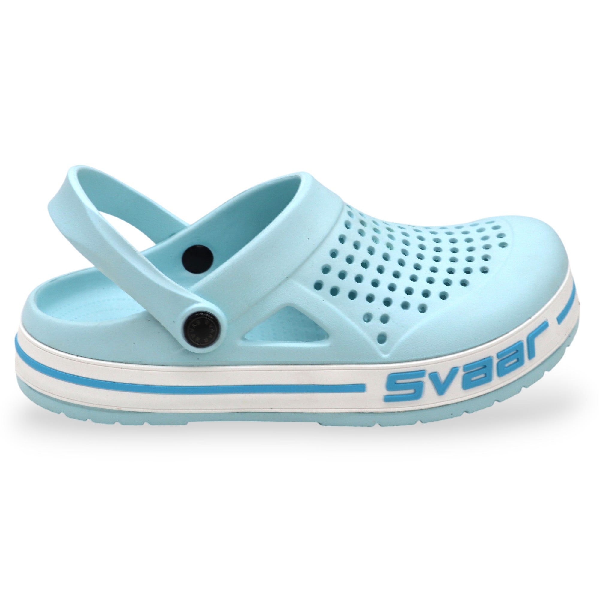 Svaar Men’s Clogs – Comfortable & Breathable Casual Slip-On - Aqua Blue