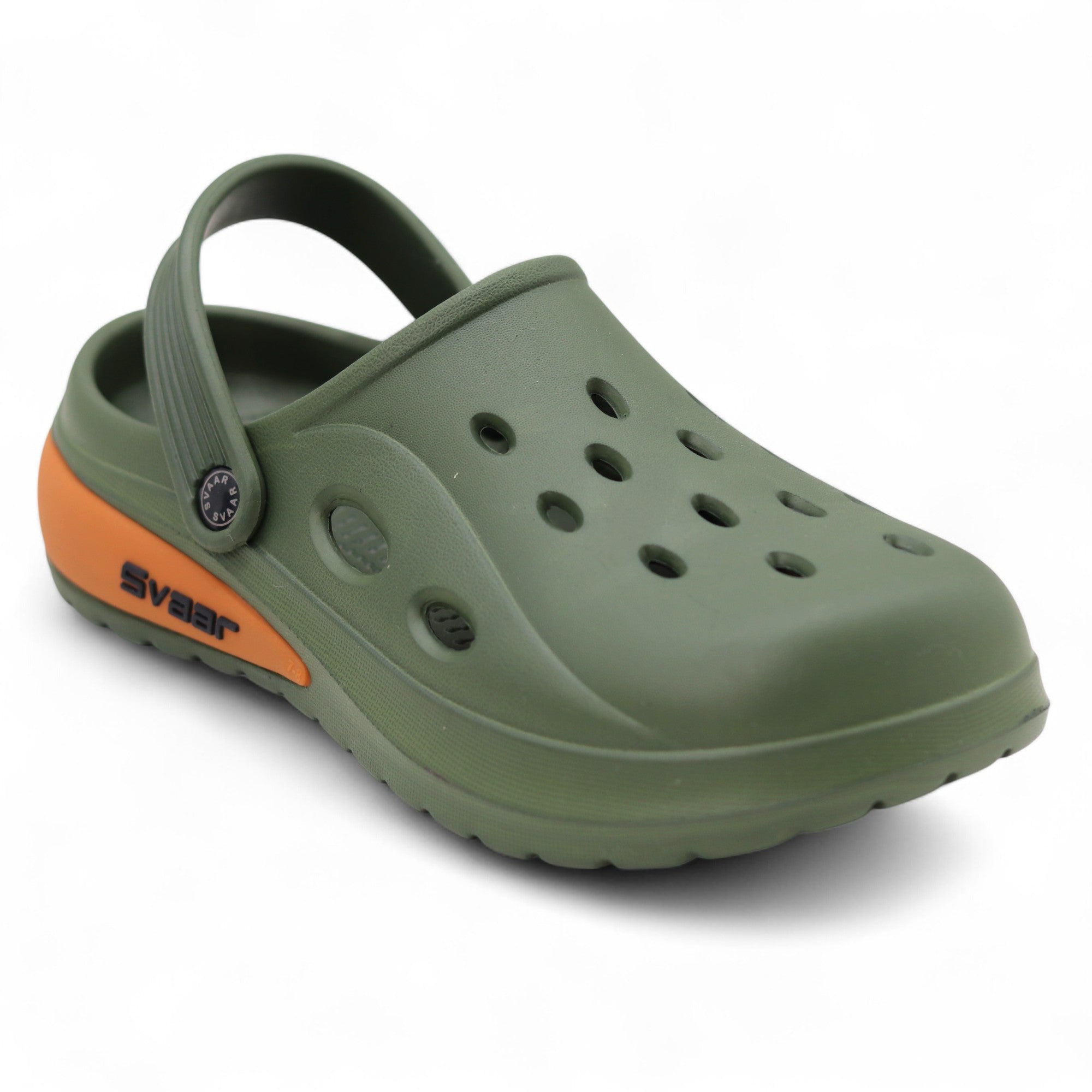 SVAAR Drift Men’s Sports Clogs – Lightweight, Waterproof & Anti-Skid - Olive