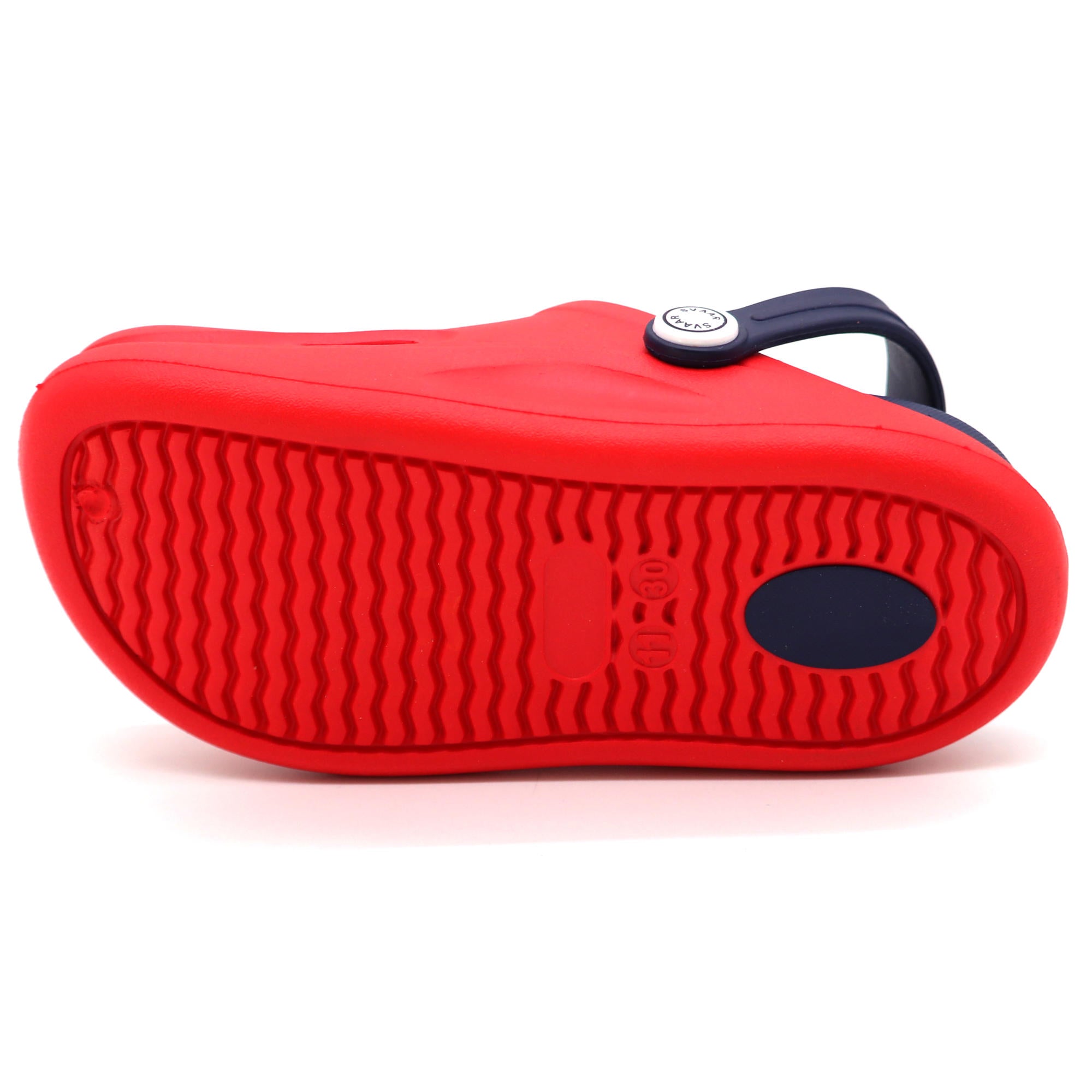 SVAAR Wow Clog Shoes For Boys & Girls, Indoor & Outdoor Sandals Clogs For Kids -Red