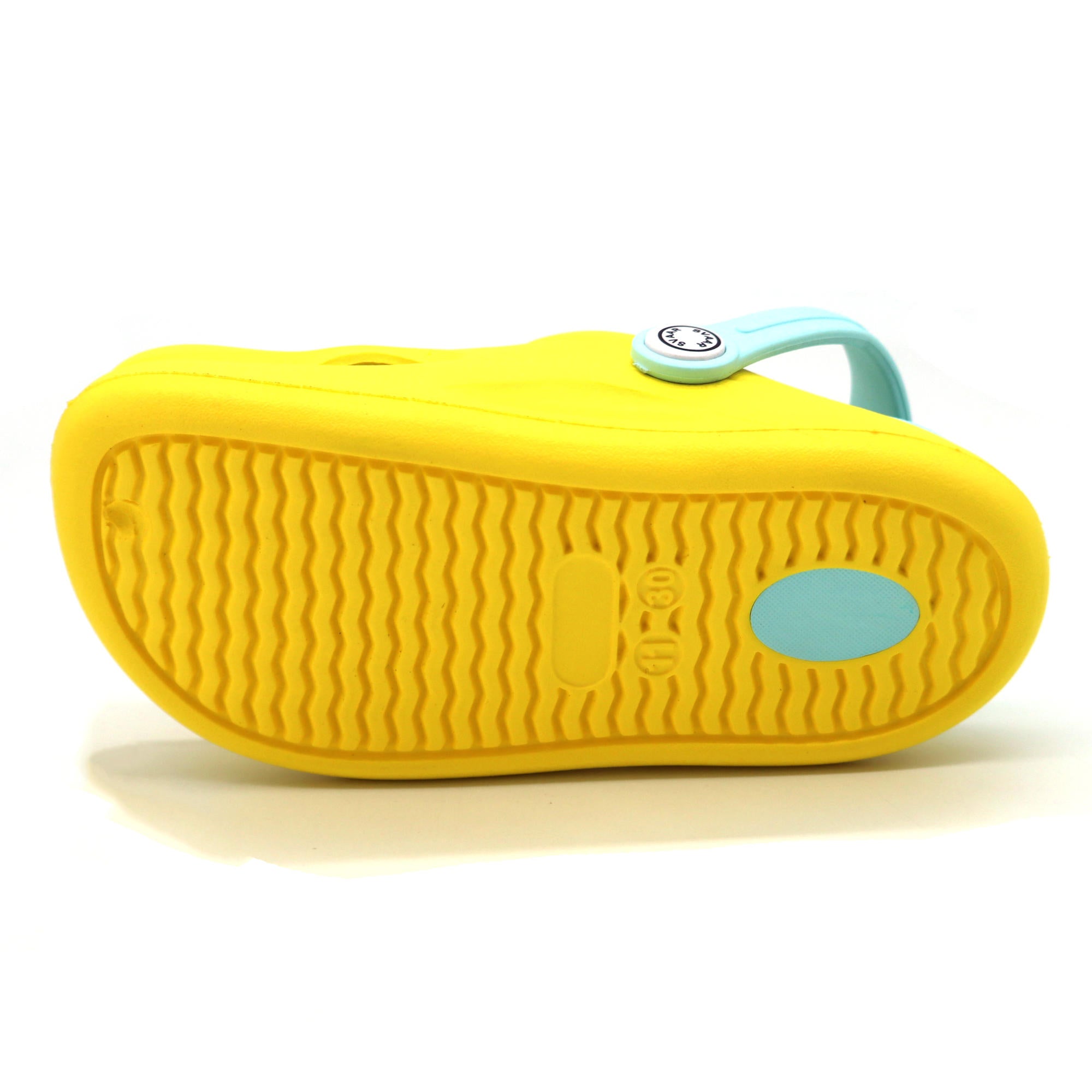 SVAAR Wow Clog Shoes For Boys & Girls, Indoor & Outdoor Sandals Clogs For Kids -Yellow