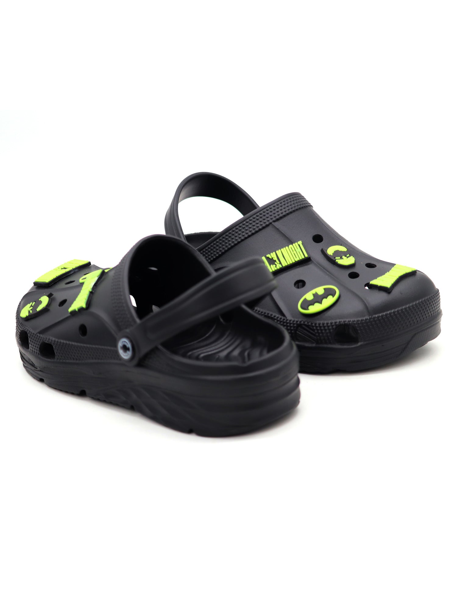 Batman : Dark Knight Men Clogs with 6 Heroic Charms