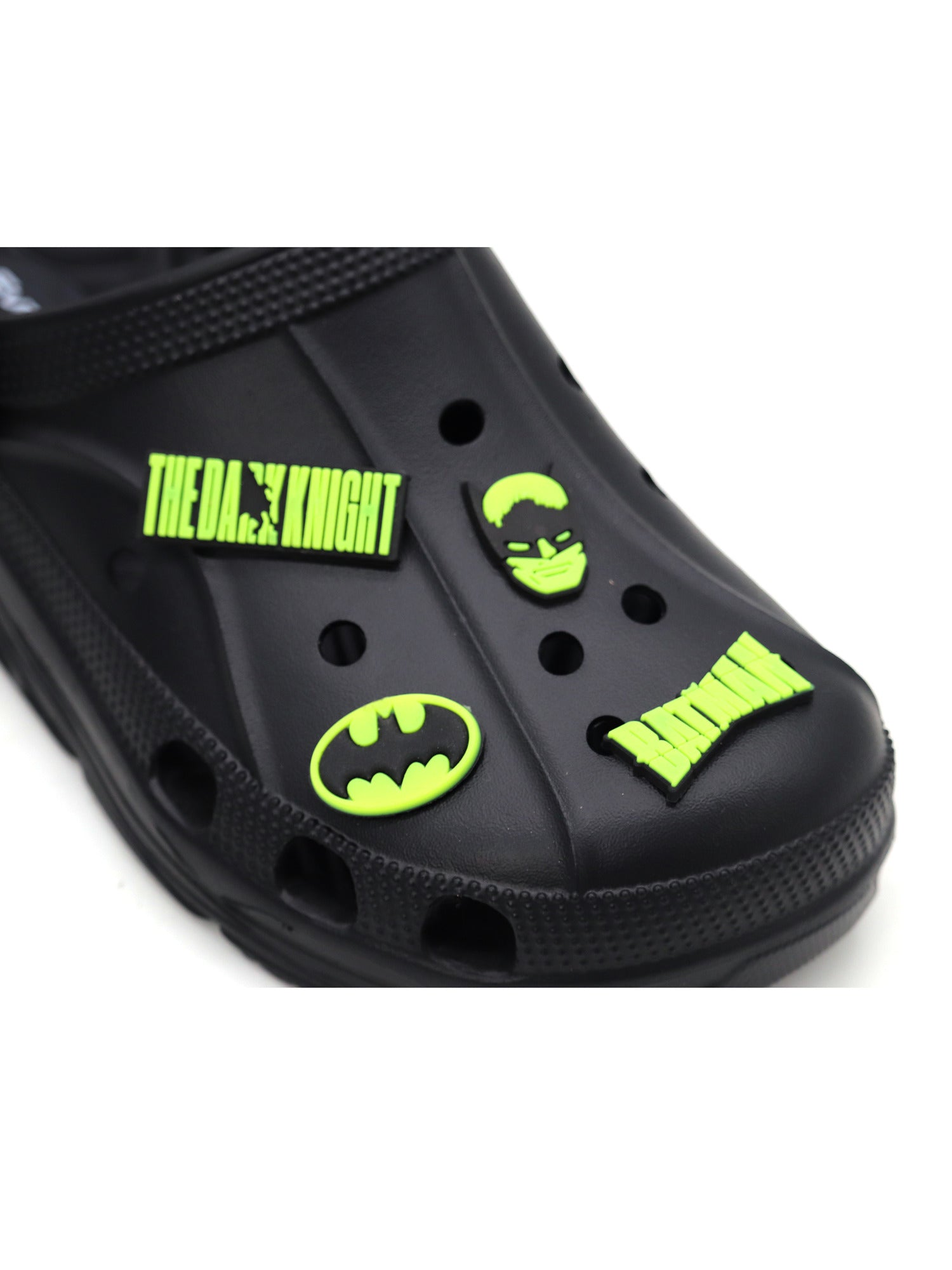 Batman : Dark Knight Men Clogs with 6 Heroic Charms