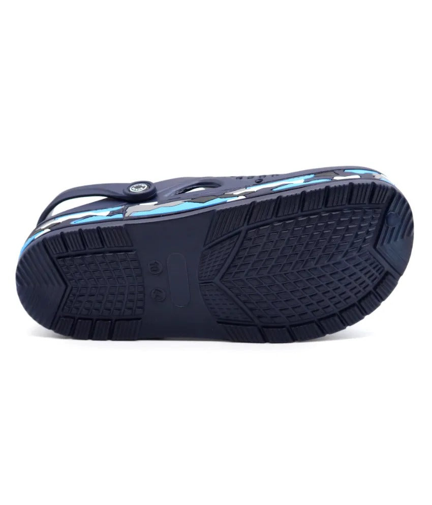 SVAAR Men's Super Stylish Clogs || Sandals with Adjustable Back Strap for Men- Navy