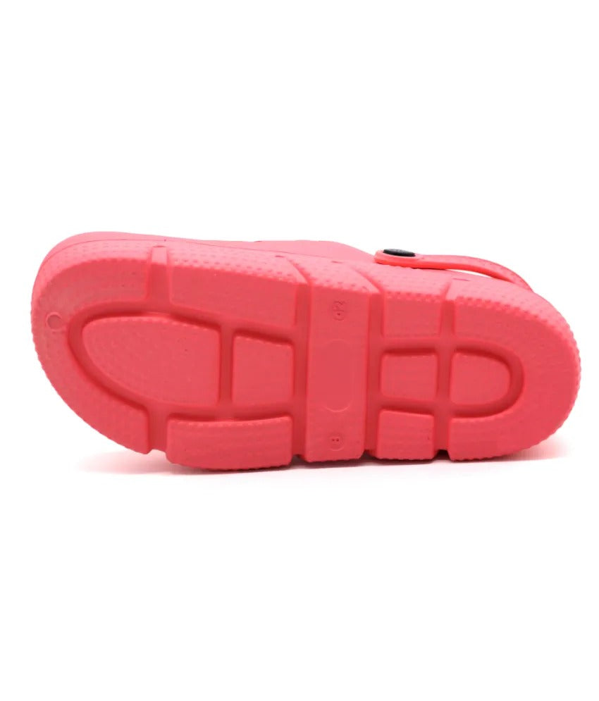 SVAAR Men's Super Comfortable Clogs || Sandals with Adjustable Back Strap for Men-Pink