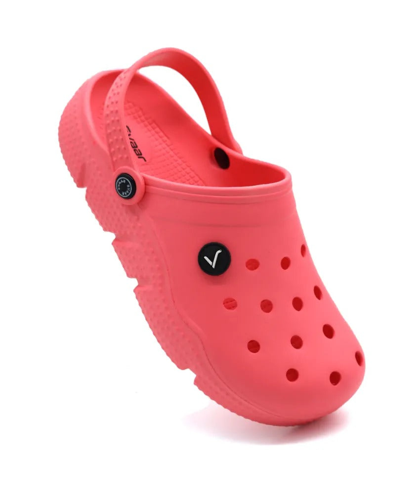SVAAR Men's Super Comfortable Clogs || Sandals with Adjustable Back Strap for Men-Pink