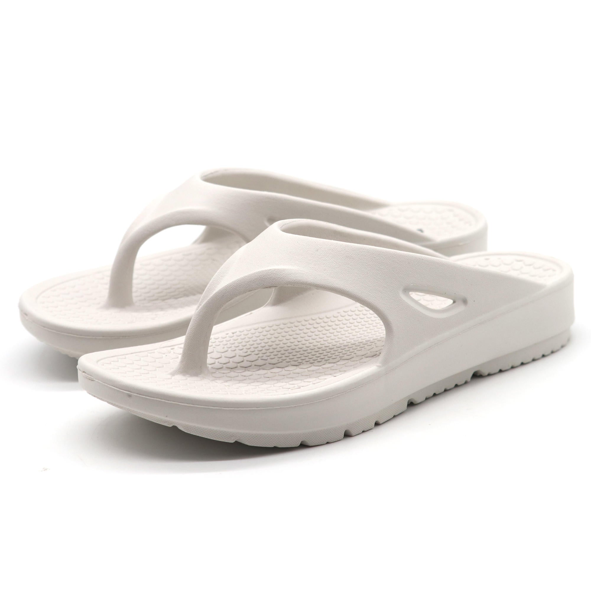 SVAAR Relaxed Slippers for Men || Comfortable Indoor Outdoor Fashionable Slippers for Boys-White