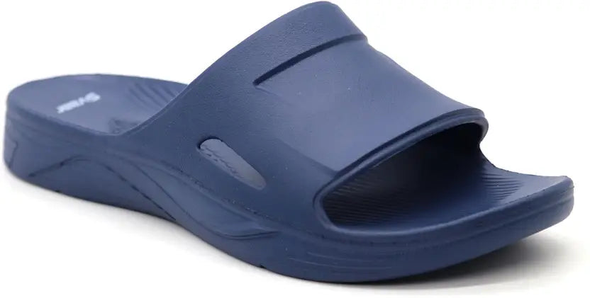 SVAAR EveryWear Sliders for Men || Comfortable Indoor Outdoor Slider Slip-on Slippers for Men and Boys- Beige