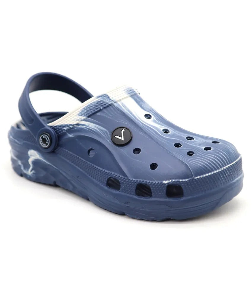 SVAAR Men's Marble Effect Classic Clogs with Adjustable Back Strap for Men