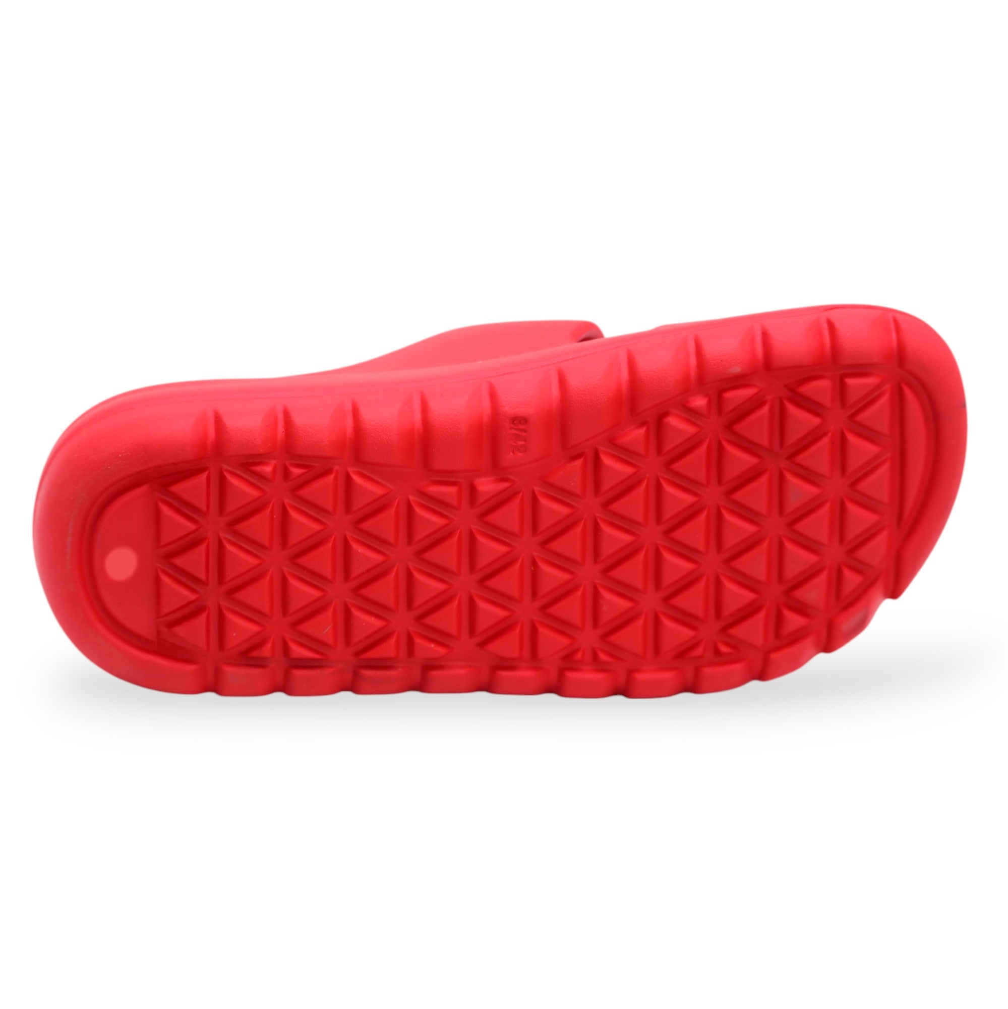 SVAAR Soft EVA Double Strap Slippers for Men | Stylish Anti-Skid Slides with Arch Support & Bouncy Sole | Lightweight Indoor Outdoor Comfort-Red