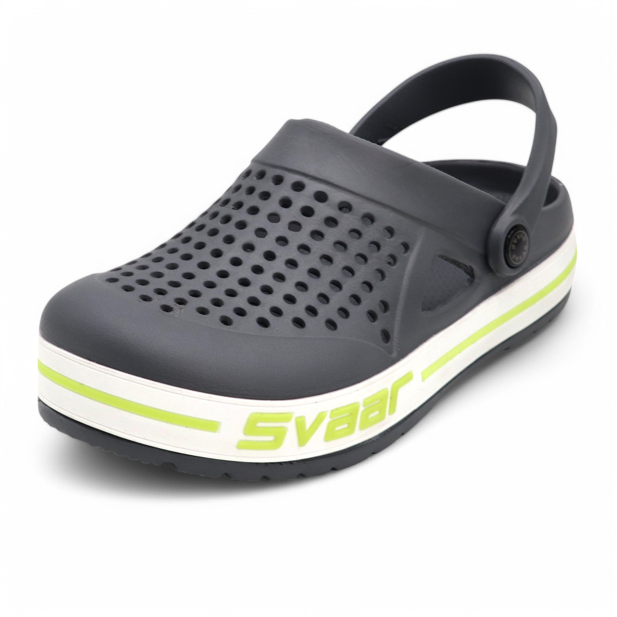 Svaar Men’s Clogs – Comfortable & Breathable Casual Slip-On - Grey