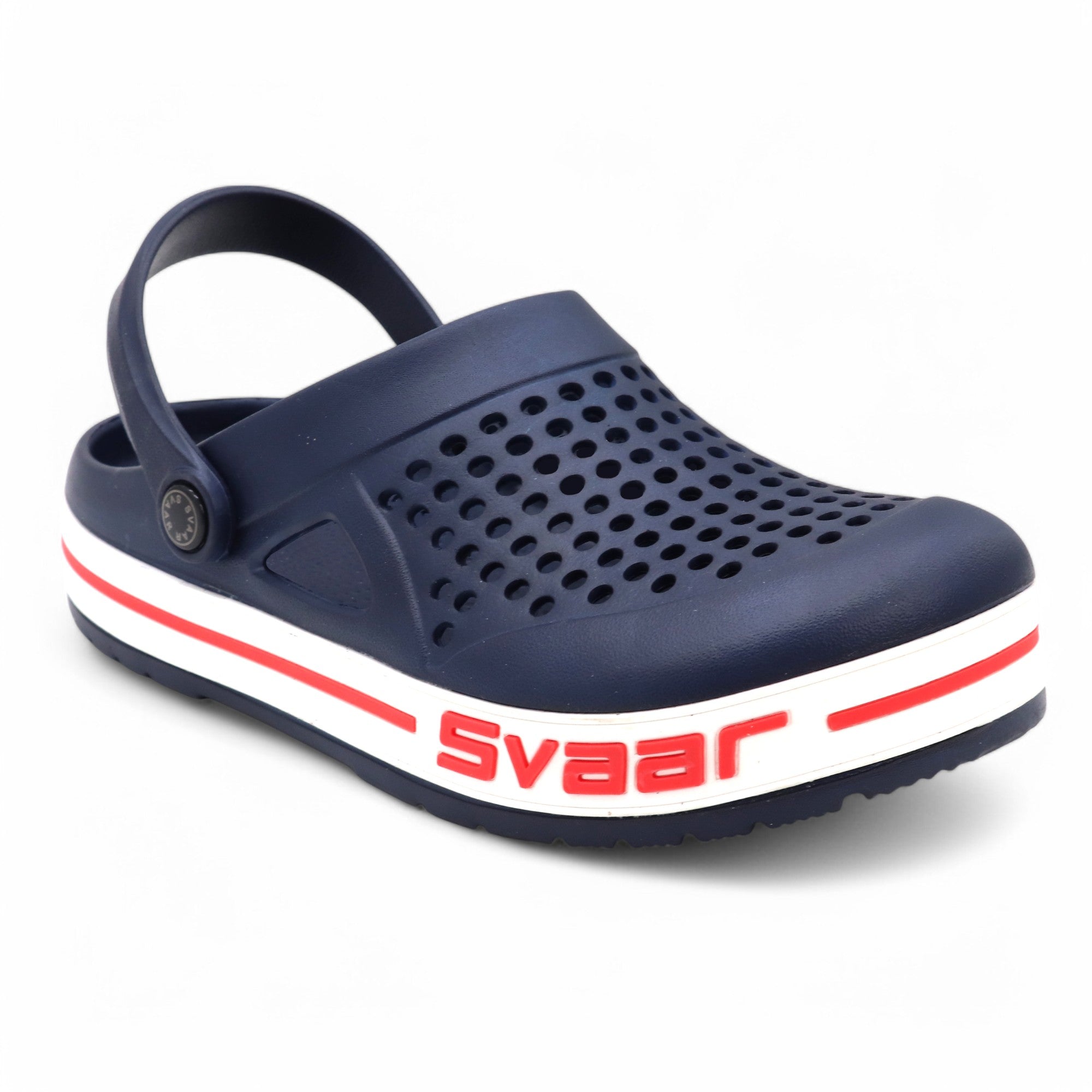 Svaar Men’s Clogs – Comfortable & Breathable Casual Slip-On - Navy