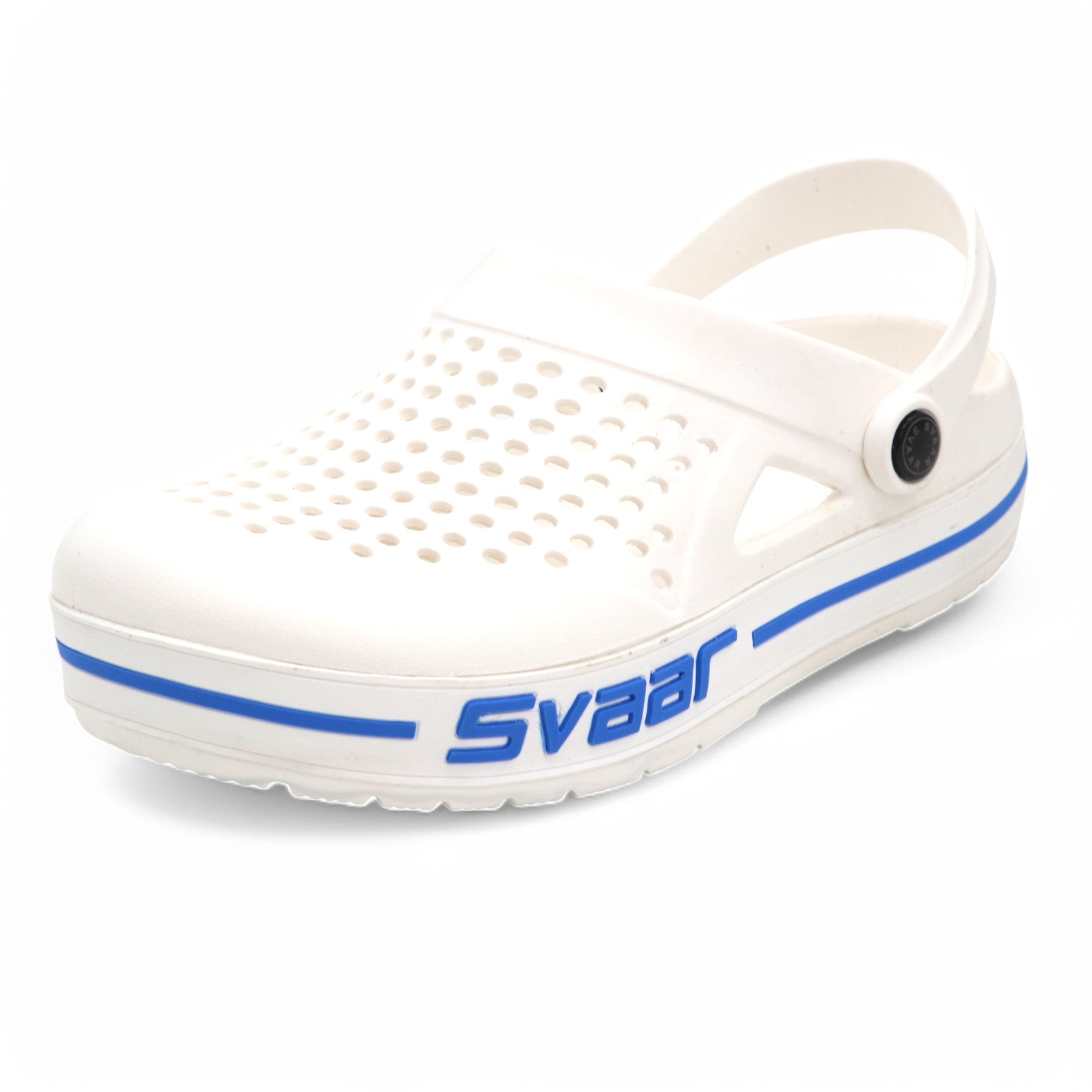 SVaar Men’s Clogs – Comfortable & Breathable Casual Slip-On - White