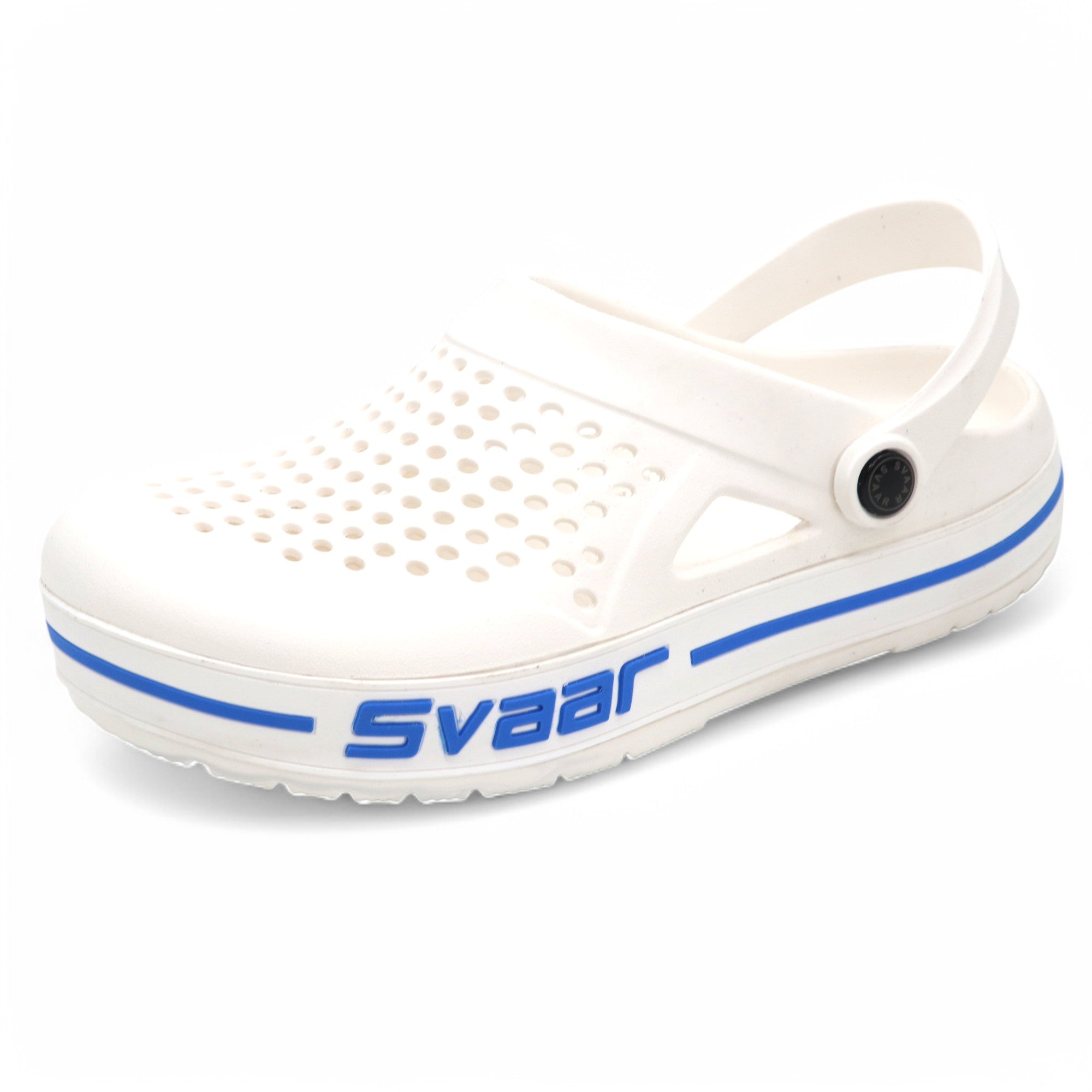 SVaar Men’s Clogs – Comfortable & Breathable Casual Slip-On - White
