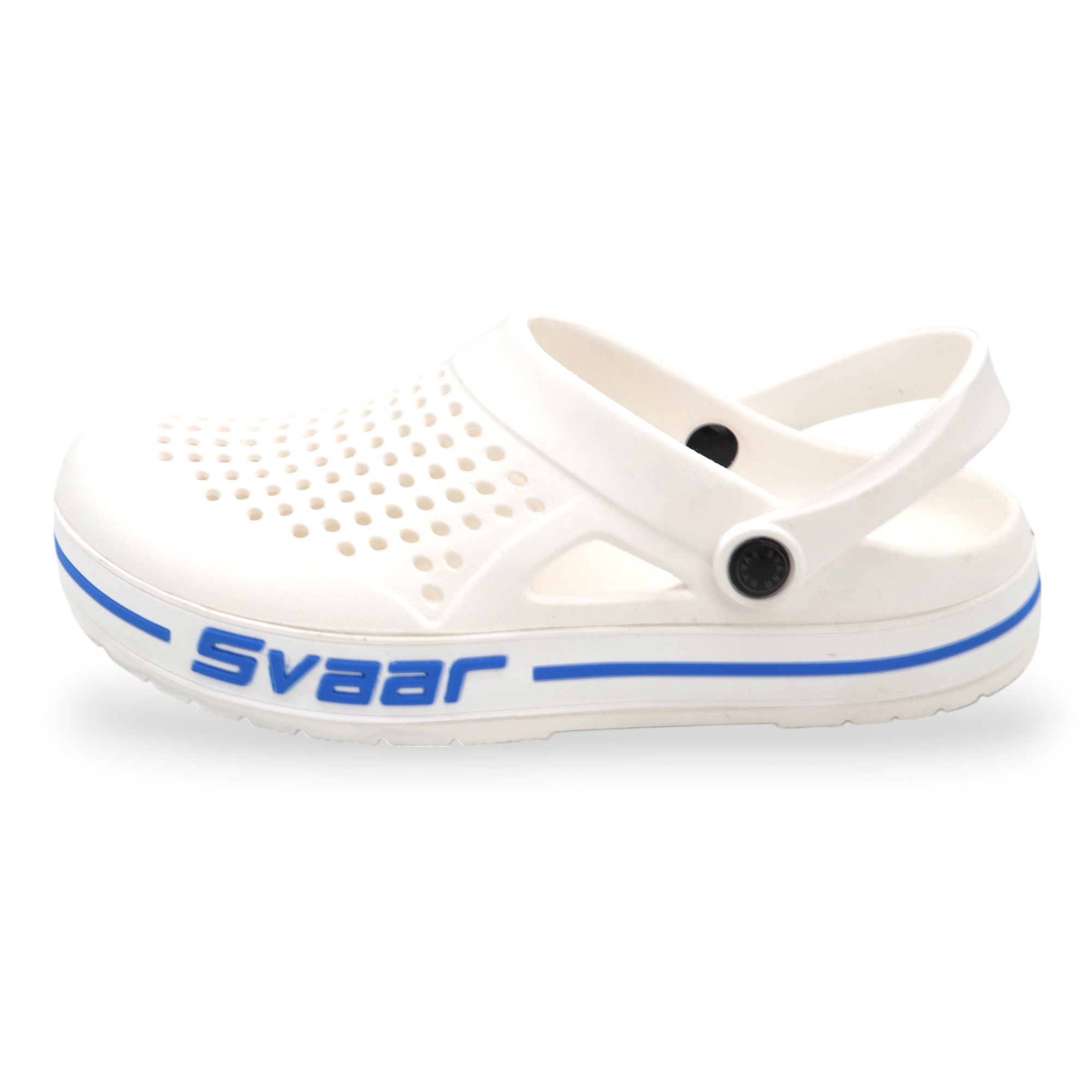 SVaar Men’s Clogs – Comfortable & Breathable Casual Slip-On - White