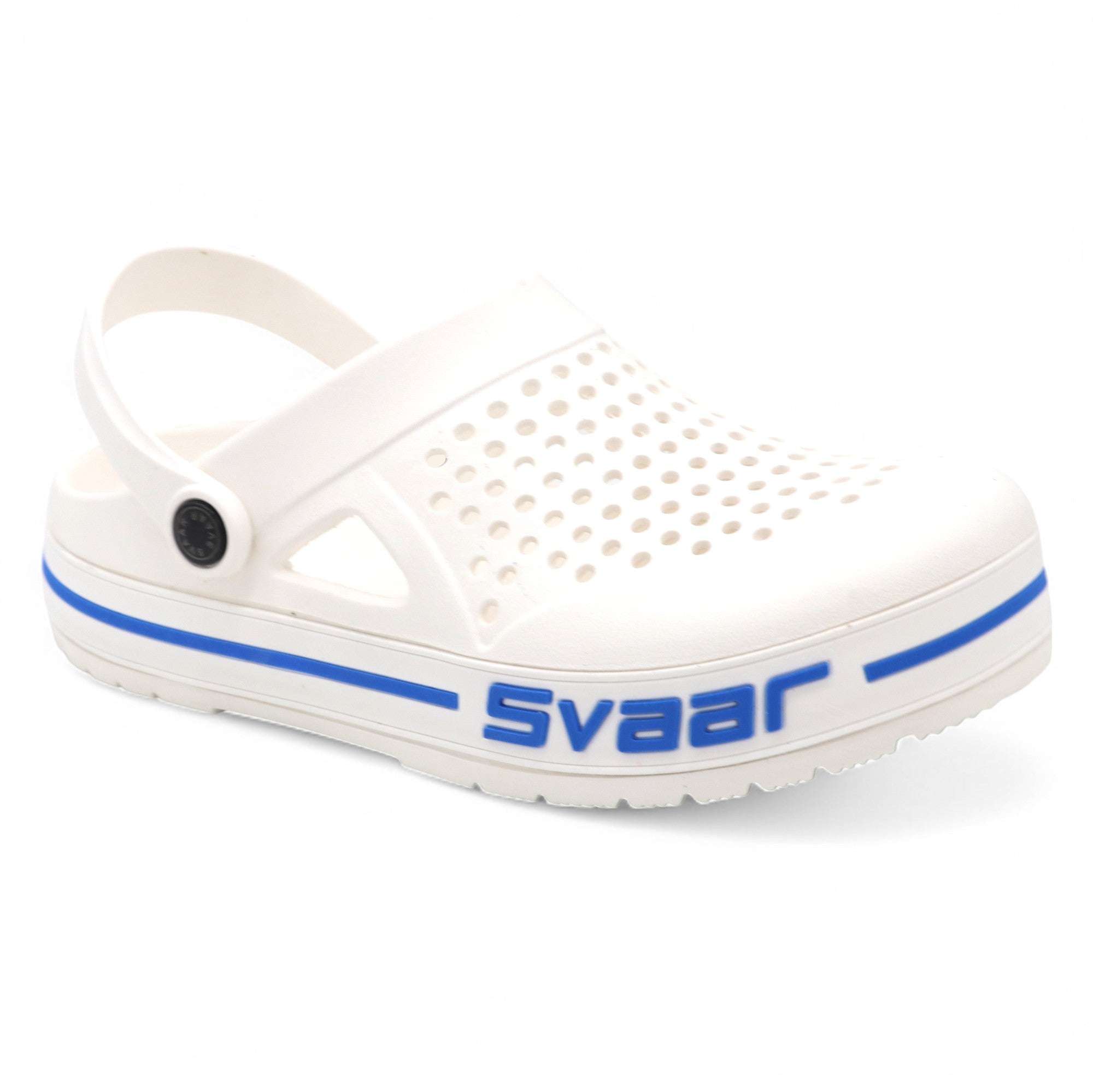 SVaar Men’s Clogs – Comfortable & Breathable Casual Slip-On - White