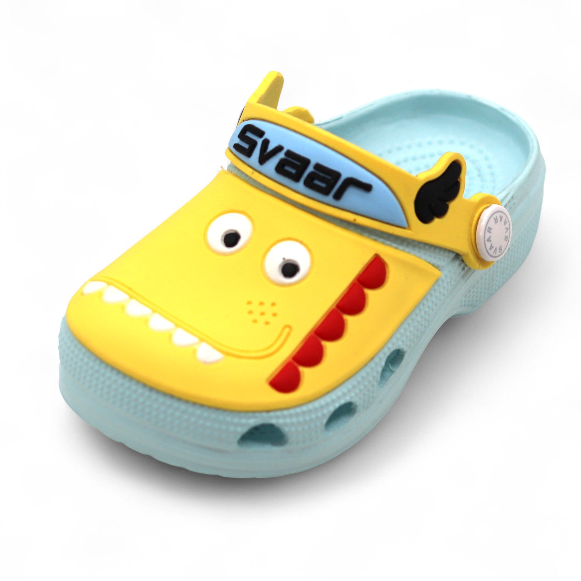 SVAAR Kids Cartoon Dinosaur Clogs –Blue