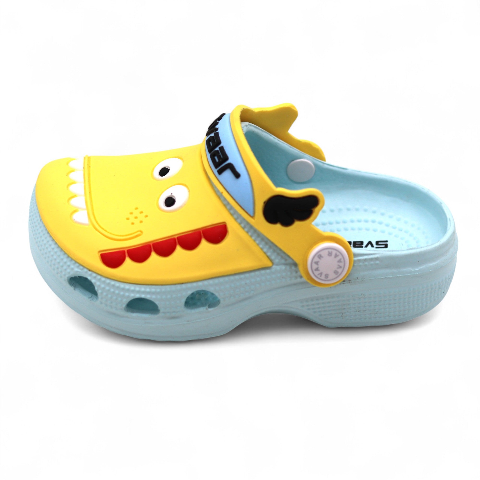 SVAAR Kids Cartoon Dinosaur Clogs –Blue