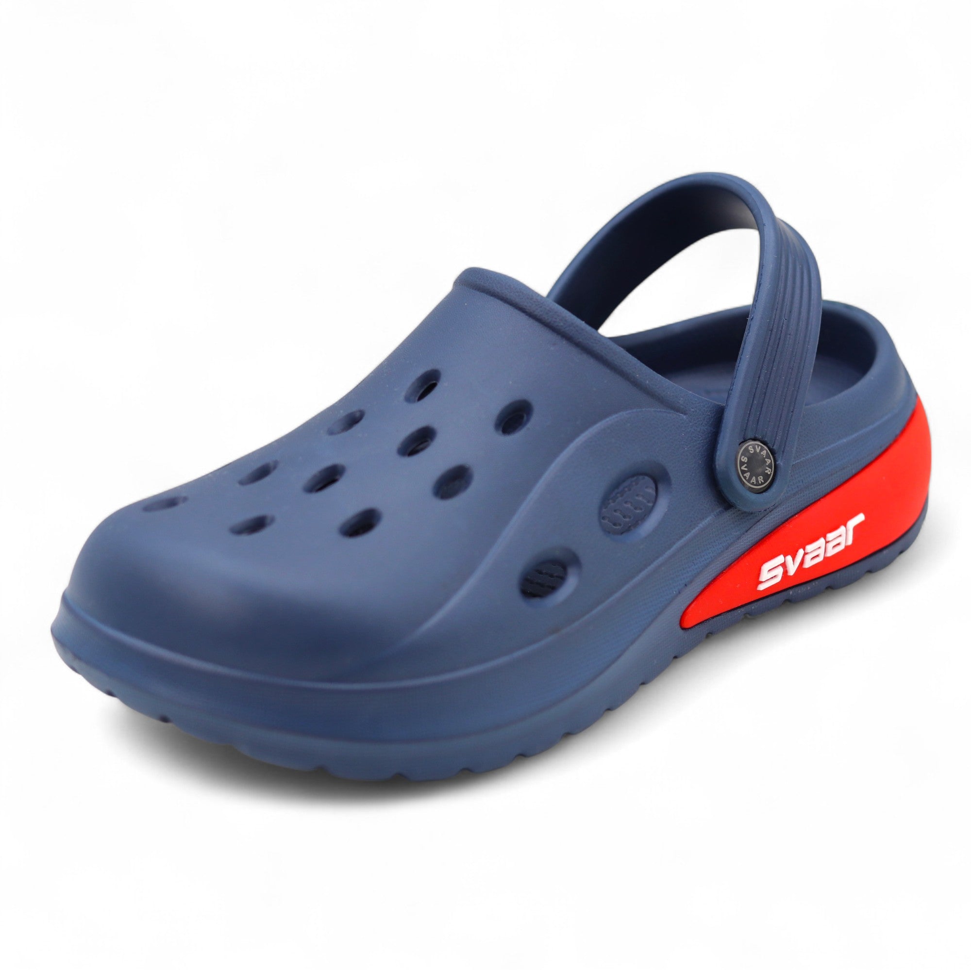 SVAAR Drift Men’s Sports Clogs – Lightweight, Waterproof & Anti-Skid - Navy
