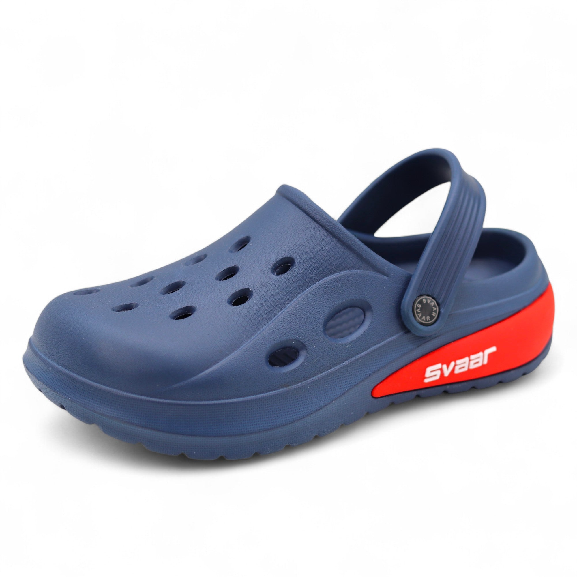 SVAAR Drift Men’s Sports Clogs – Lightweight, Waterproof & Anti-Skid - Navy