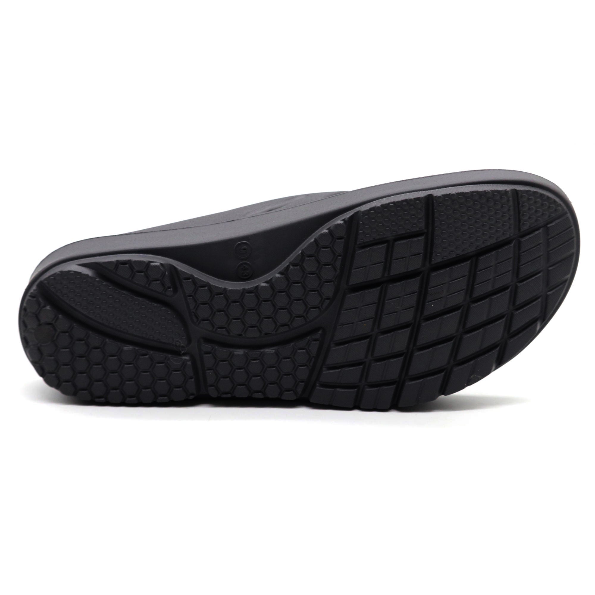 SVAAR Relaxed Slippers for Men || Comfortable Indoor Outdoor Fashionable Slippers for Boys-Black