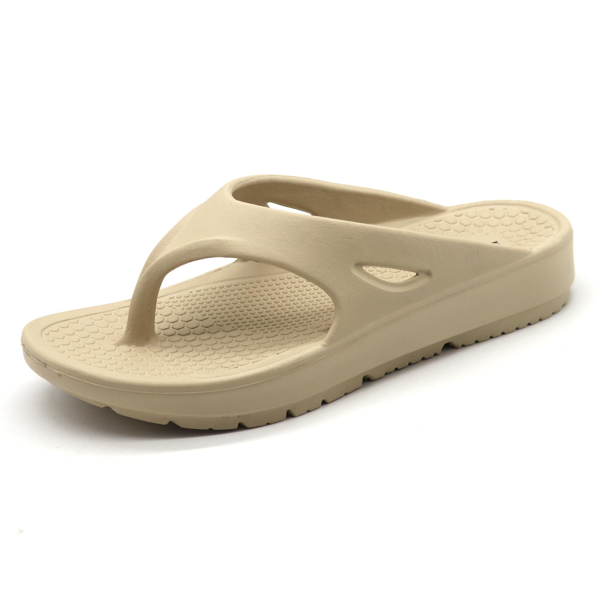 SVAAR Relaxed Slippers for Men || Comfortable Indoor Outdoor Fashionable Slippers for Boys-Beige