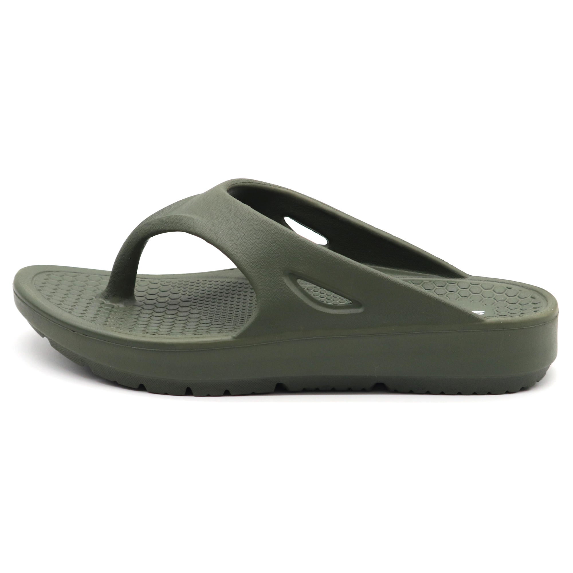 SVAAR Relaxed Slippers for Men || Comfortable Indoor Outdoor Fashionable Slippers for Boys-Olive
