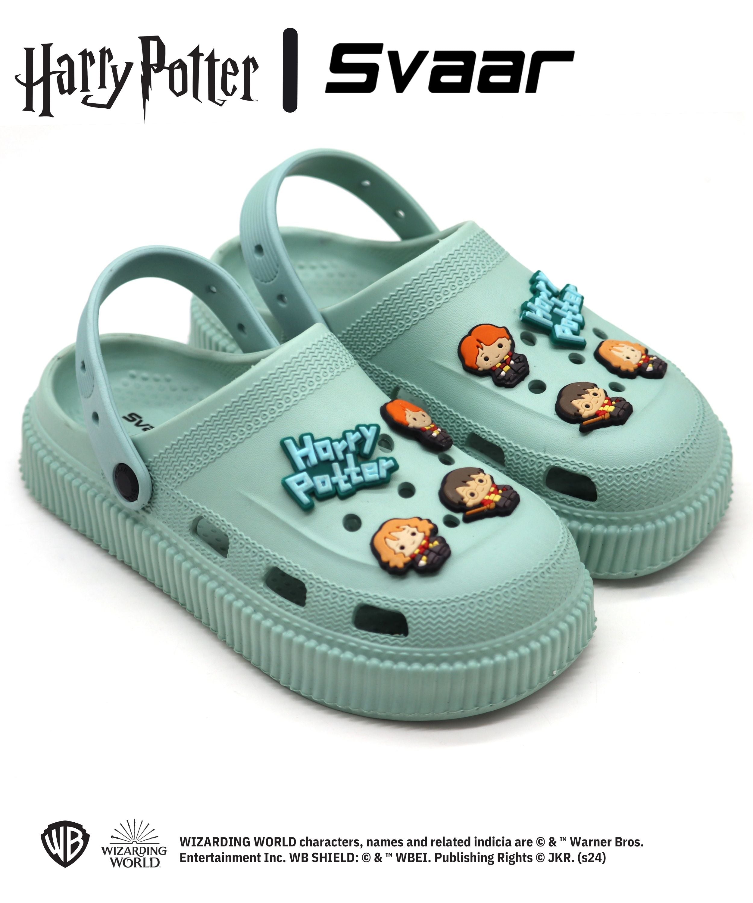 SVAAR x Harry Potter Women’s Magical Clogs with Harry Potter Charms and Back Strap-Melon