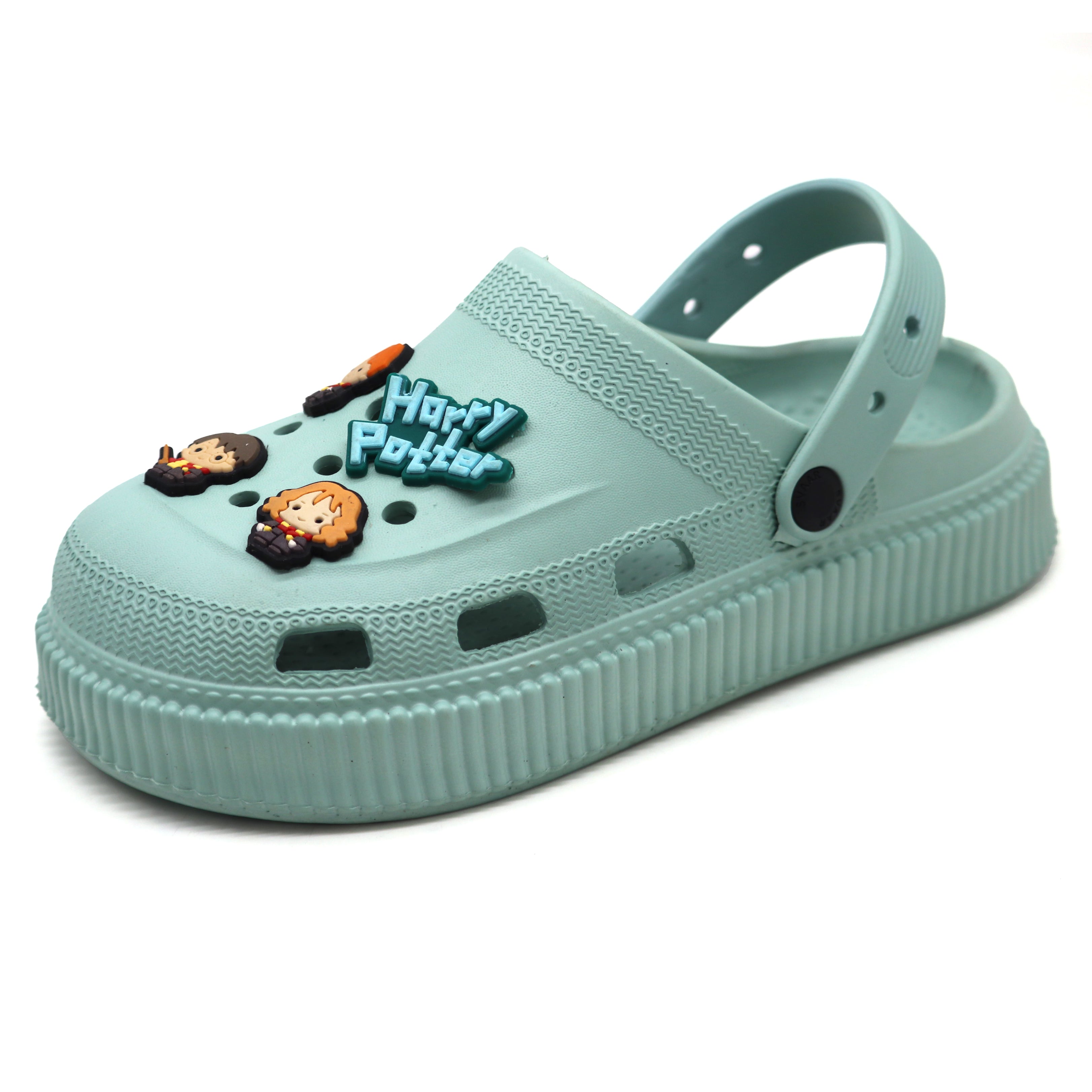 SVAAR x Harry Potter Women’s Magical Clogs with Harry Potter Charms and Back Strap-Melon