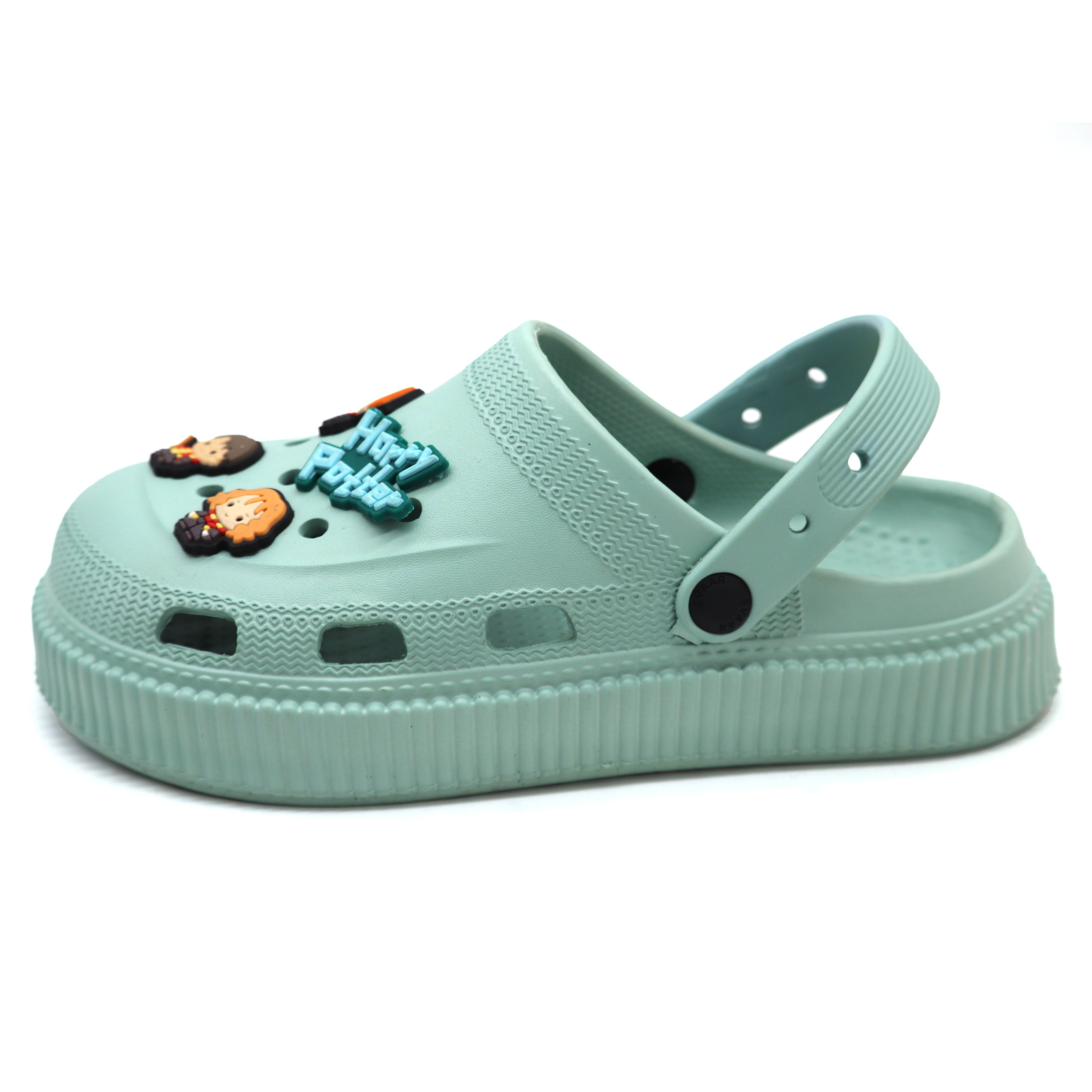 SVAAR x Harry Potter Women’s Magical Clogs with Harry Potter Charms and Back Strap-Melon