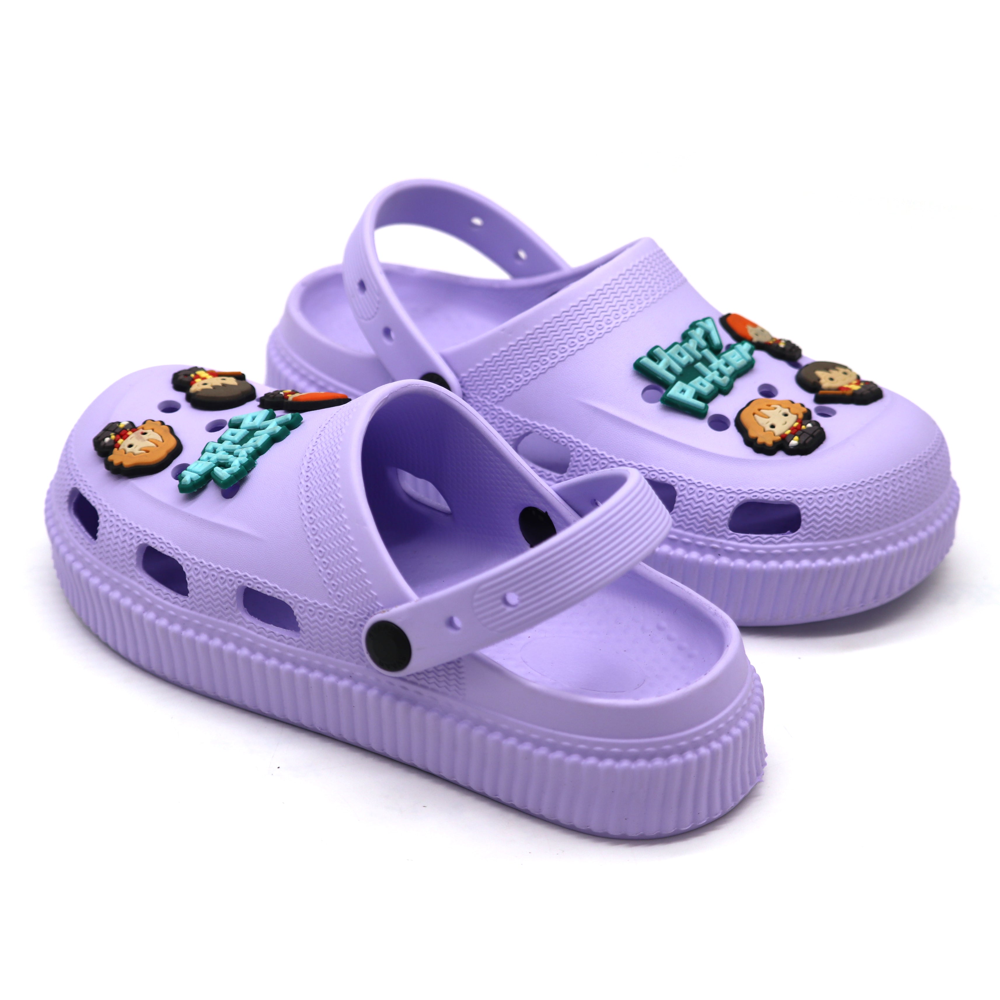 SVAAR x Harry Potter Women’s Magical Clogs with Harry Potter Charms and Back Strap-Purple