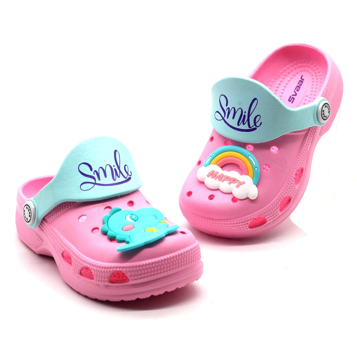 SVAAR Attractive Clog Shoes for Boys Girls Indoor Outdoor Sandals Clogs for Kids